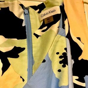 Calvin Klein artsy looking dress for plus size lady